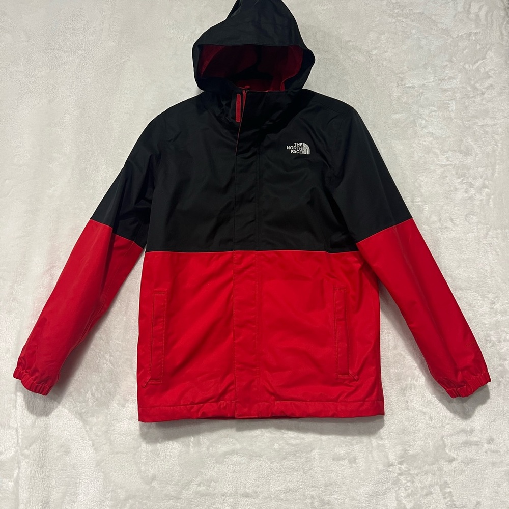 North Face Two-Tone Red and Black Youth 14/16 Large Jacket Insulated Waterproof